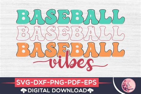 41 Baseball Svg Bundle Files Designs Graphics