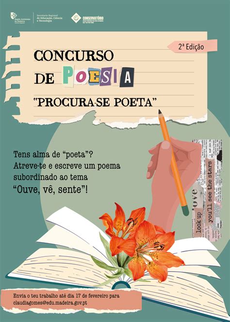 Concurso De Poesia Procura Se Poeta Conservat Rio