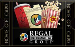 Buy Regal Cinemas Gift Card at Discount - 17.00% off