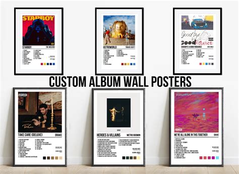 Digital Custom Album Cover Poster Minimalist Album Cover Poster Design