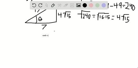 Solved Sketch A Right Triangle Corresponding To The Trigonometric