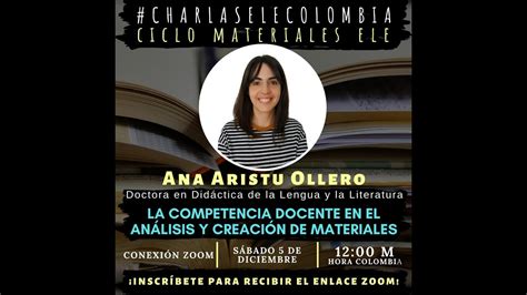 Materiales ELE Charla 8 La Competencia Docente en el Análisis y