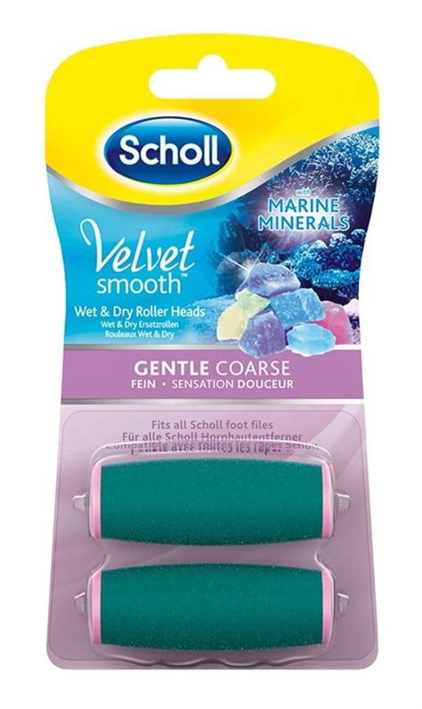 Náhradní válečky do brusky na paty Scholl Velvet Smooth Wet Dry náhrady