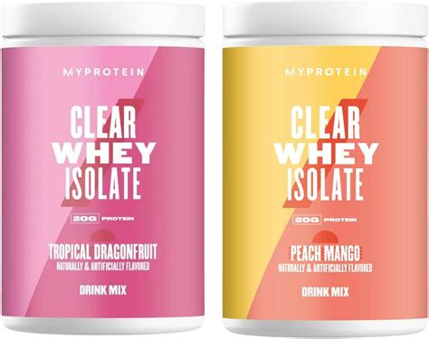 Myprotein® Clear Whey Isolate Pack Different Flavors Tropical Dragonfruit 20