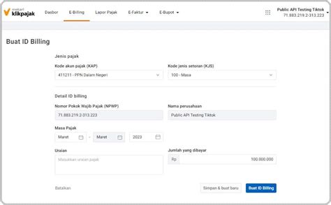 Cara Bayar Pajak PPN Online Di E Billing