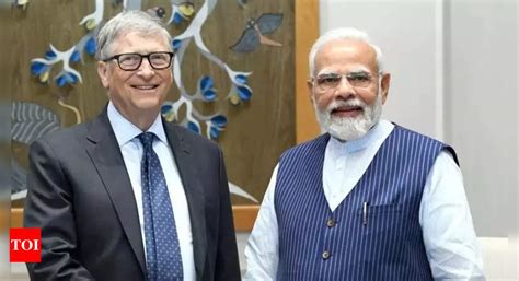 Modi Mann Ki Baat Pm Modi Thanks Bill Gates For His Words Of