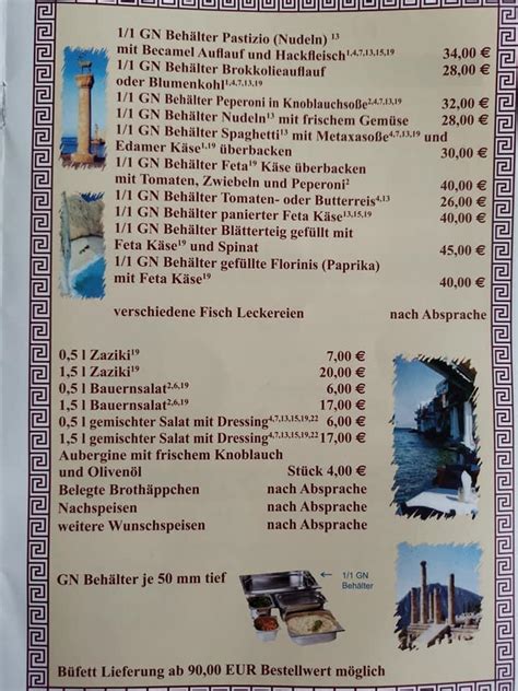 Speisekarte von Labyrinth restaurant Köthen Anhalt