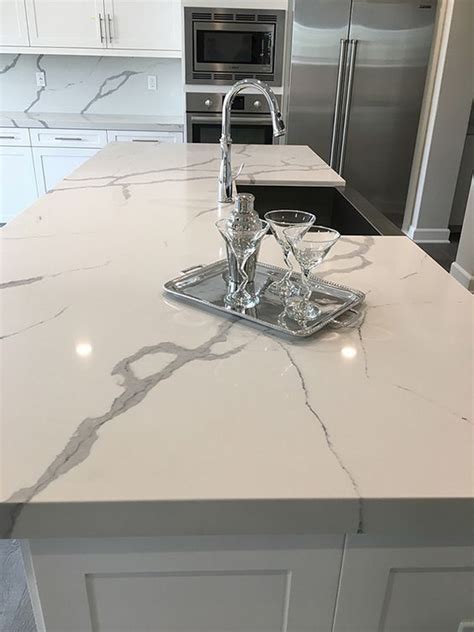 Calacatta Alaska White Ymr Quartz Countertops Yomi Stone