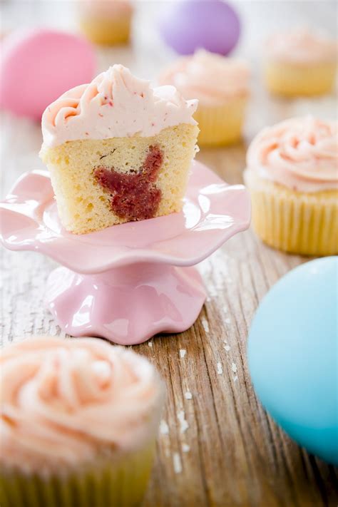 Easter Cupcakes With A Surprise Bunny Inside Cupcake Project