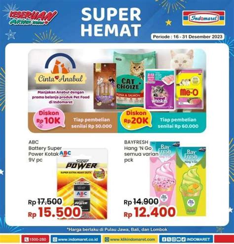 Promo Indomaret Terbaru Desember 2023 Diskon Super Hemat Menjelang