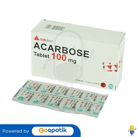 Ulasan Produk Acarbose Ogb Dexa Medica Mg Box Tablet Diabetes