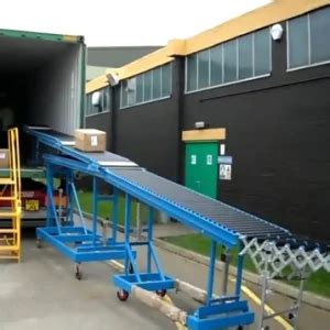 Gravity Flexible Expandable Unloading Full Automatic Roller Conveyor