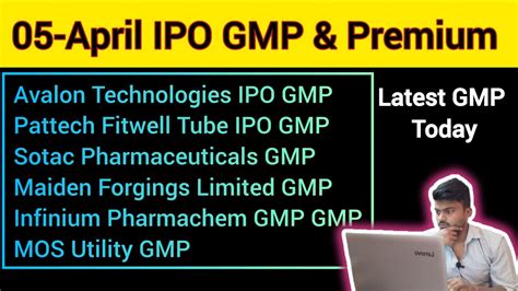 Avalon Technologies IPO GMP MOS Utility GMP Sotac IPO GMP Pattech