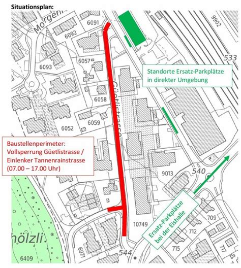 Sanierung Güetlistrasse Stadt Wetzikon