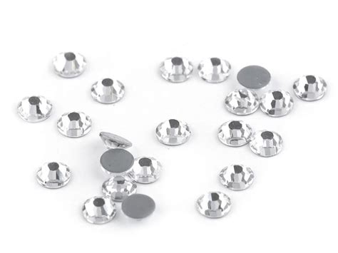 Hot Fix Strass Steine Kristal Klar Ø mm