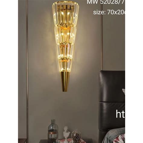 Jual Lampu Hias Gantung Dinding Nordic BEdside Cystal 52028 Lamp