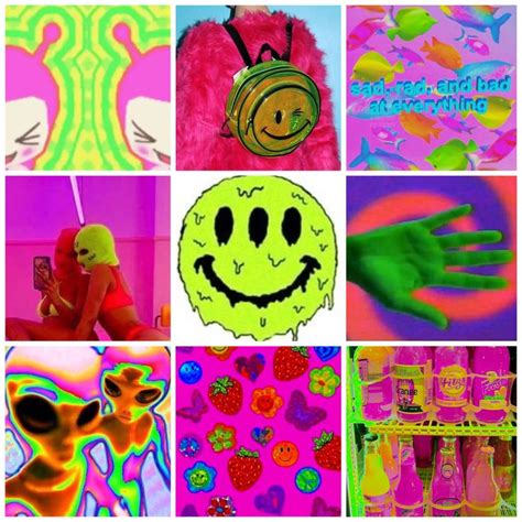 Weirdcore Kidcore Moodboard Adopt Idea Mood Board Design Mood