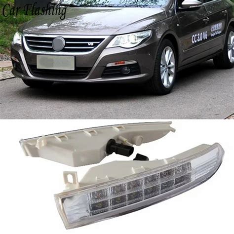 Car Flashing Drl For Volkswagen Passat Cc 2009 2010 2011 2012 Drl Daytime Running Lights Fog