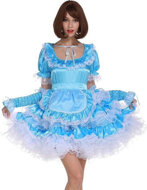 Buy Gocebaby Sissy Maid Pale Blue Lockable Dress Puffy Crossdress