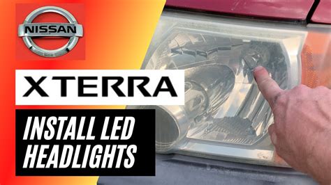 How To Install Led Headlights On A Nissan Xterra Youtube