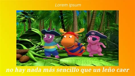 No hay nada mas sencillo que un leño caer Backyardigans S01Ep01