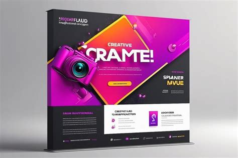 Premium Photo Creative Banner Ad Template
