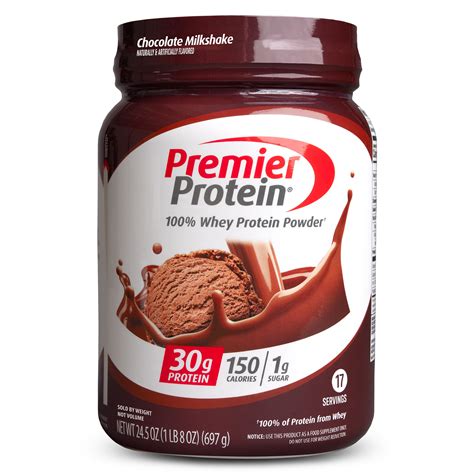 Premier Protein Premium Whey Protein Powder Chocolate Milkshake 30g 245 Oz