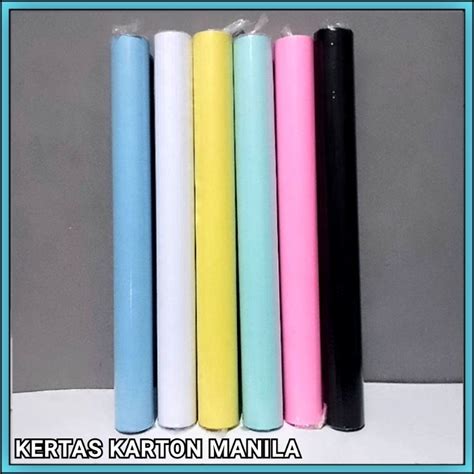 Jual Kertas Karton Manila Warna Warni Isi 5 Lembar Shopee Indonesia