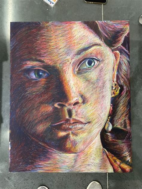 Oil Pastel Portrait | Oil pastel, Pastel portraits, Art