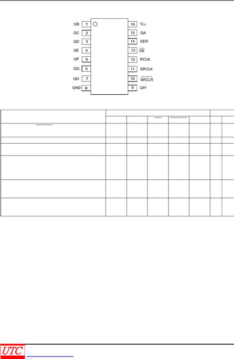 U74hc595a 16 Pdf文件 U74hc595a 16 Pdf文件在线浏览页面【2 8】 天天ic网