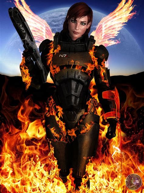 Like A Phoenix Mass Effect Art Mass Effect Mass Effect 3