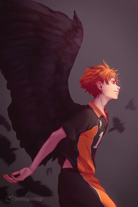 Hinata shoyo haikyuu fan art journeybunny – Artofit