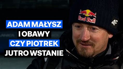 Adam Małysz uświadomił sobie na wizji że Piotr Żyła jest zgłoszony do