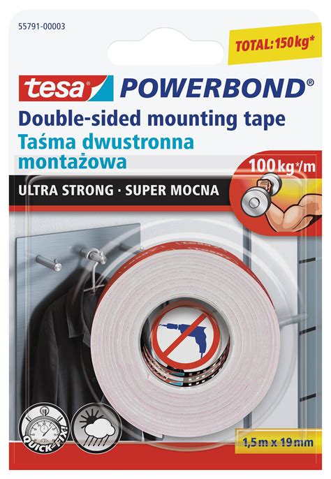 KAHEPOOLNE TEIP TESA POWERBOND 19MMX1 5M Bauhof