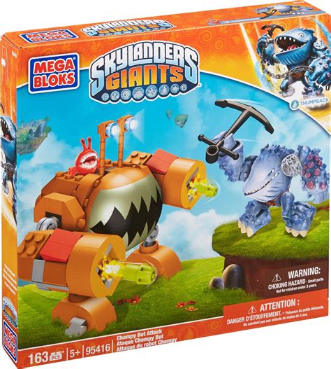 Amazon.com: Mega Bloks Skylanders Chompy Bot Attack : Video Games