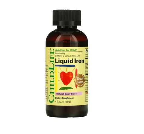 Жидкое железо для детей/liquid iron/118 мл/ChildLife - БиоМаркетЮг