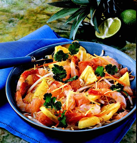 Recette Salade De Crevettes Aux Agrumes Marie Claire