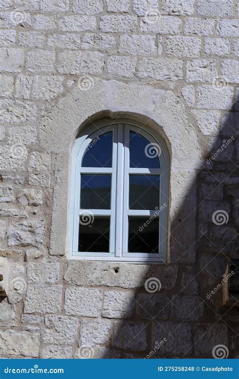 Traditional Old Stone House In Mediterranean Style In The Center Of