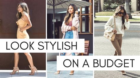 How To Shop For Clothes That Look Expensive How To Look Expensive On A Budget Youtube