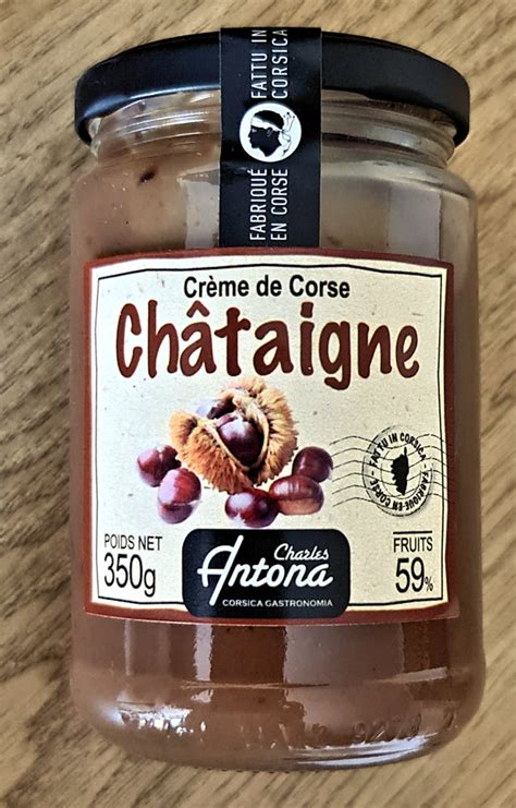 Crème de Corse Châtaignes Charles Antona Marron Crème