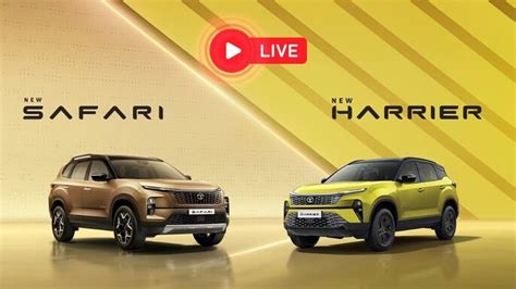 2023 Tata Safari Harrier Facelift Launch Live Updates Price Variants