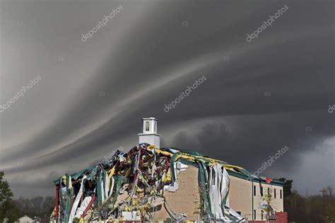 Tornado Sch Den Stockfotografie Lizenzfreie Fotos Trigem