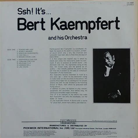 BERT KAEMPFERT AND His Orchestra Ssh It S Vinyl 61 73 PicClick AU