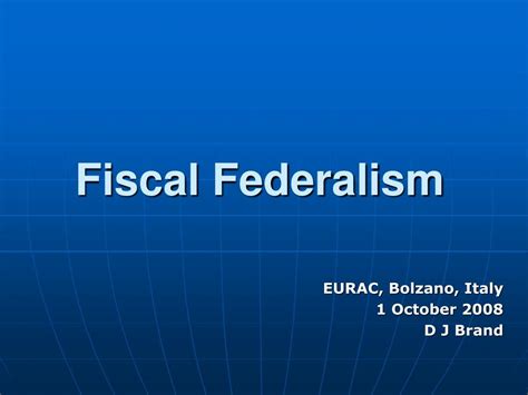 Ppt Fiscal Federalism Powerpoint Presentation Free Download Id 307139