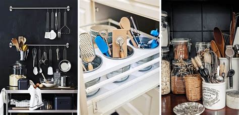 Ideas Para Organizar Los Utensilios De Cocina