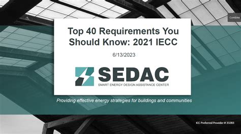 Top Requirements You Should Know Iecc Sedac Smart Energy