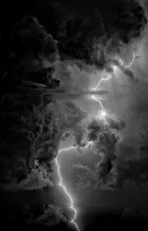 lightening bolt in black clouds, by Steve Maguire. | Clouds, Nature ...