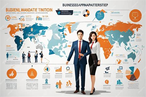 Premium AI Image | Business strategy infographic set with process and ...