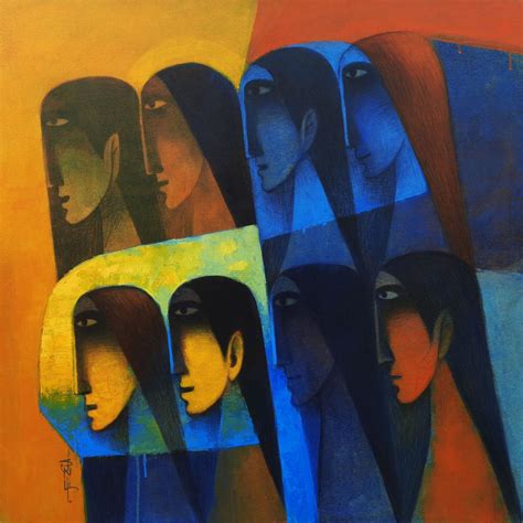 Introspect Identity Painting by Sunil Shelke