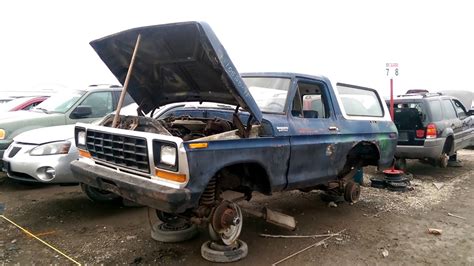 1978 Ford Bronco At The Junk Yard Youtube